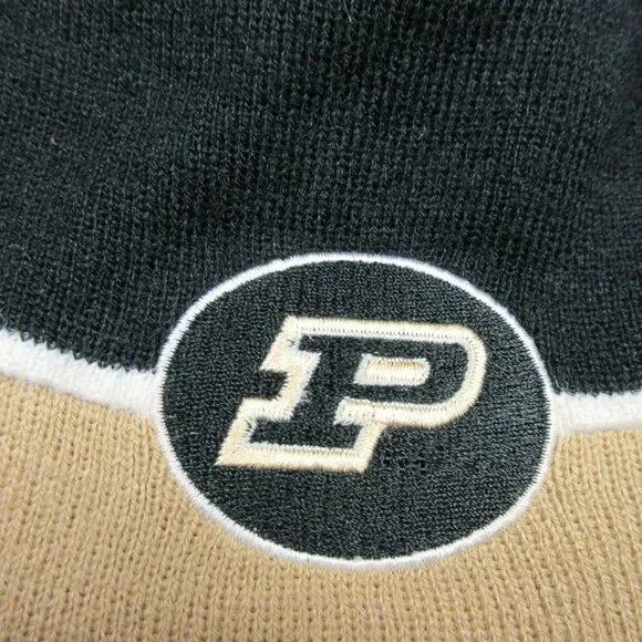 Nike mens black gold Purdue Boilermakers knit winter beanie OS EUC - Picture 4 of 6